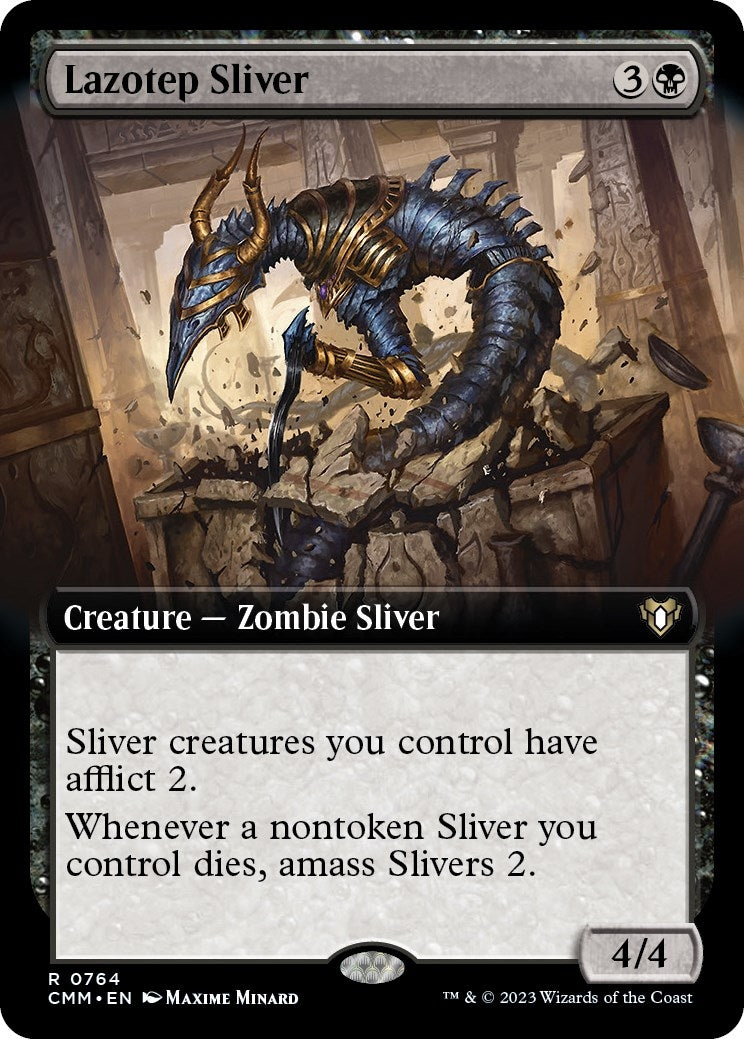 Image for Lazotep Sliver (Extended Art) (Commander Masters) (764) - Magic: The Gathering