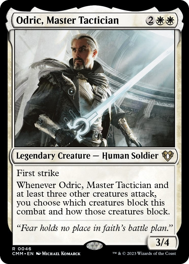 Image for Odric, Master Tactician (Commander Masters) (46) - Magic: The Gathering