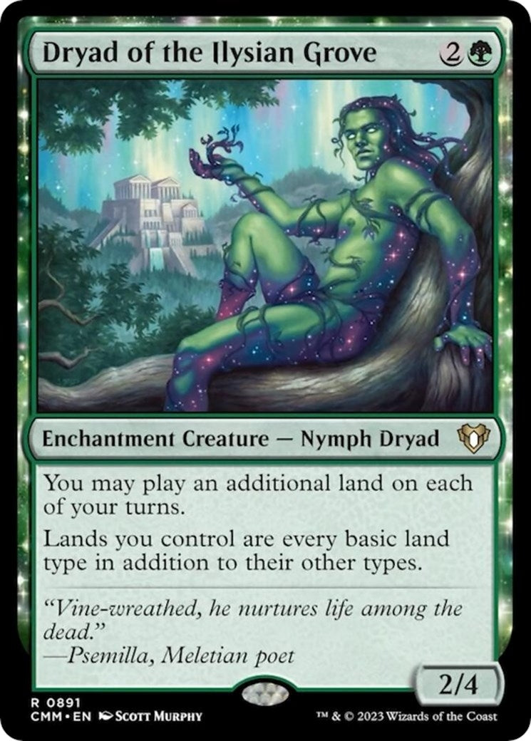 Image for Dryad of the Ilysian Grove (Commander Masters) (891) - Magic: The Gathering