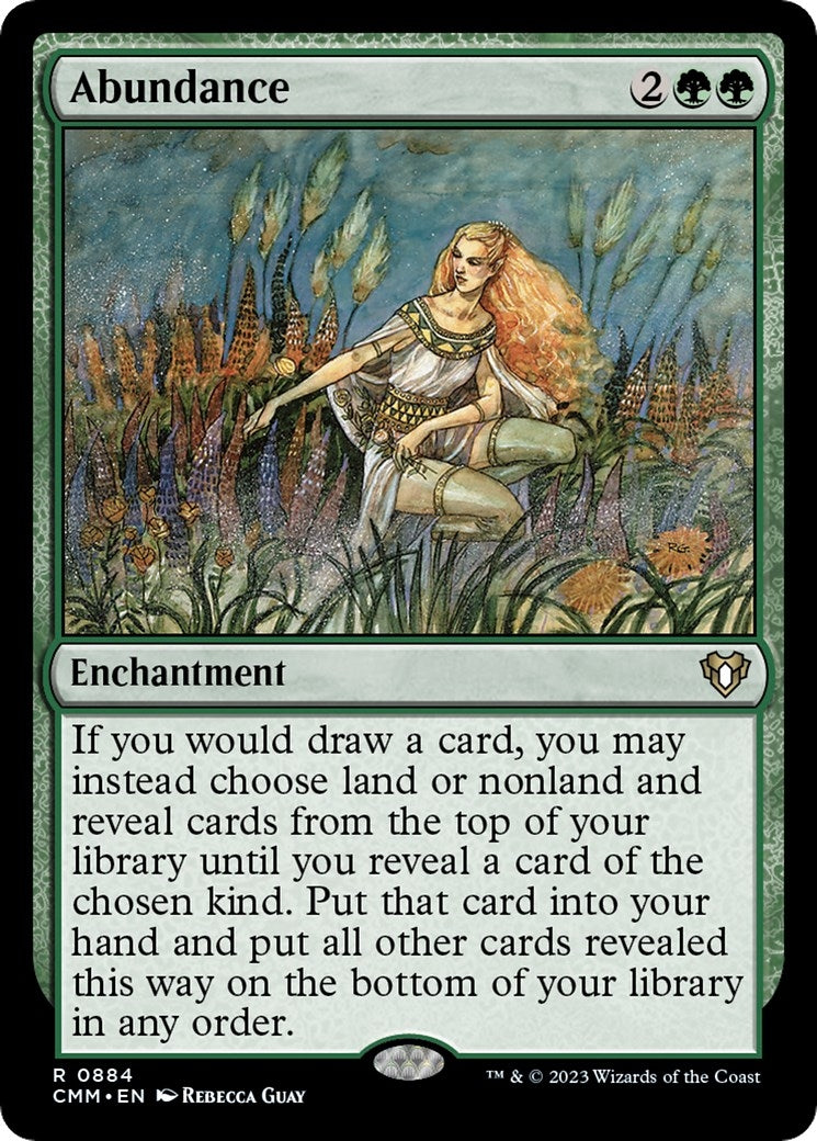 Image for Abundance (Commander Masters) (884) - Magic: The Gathering