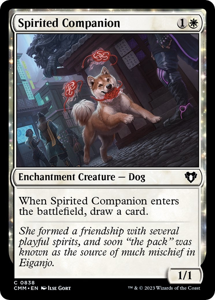 Image for Spirited Companion (Commander Masters) (838) - Magic: The Gathering