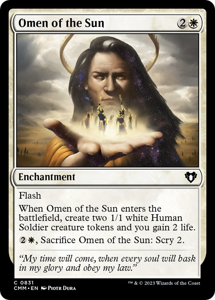 Image for Omen of the Sun (Commander Masters) (831) - Magic: The Gathering