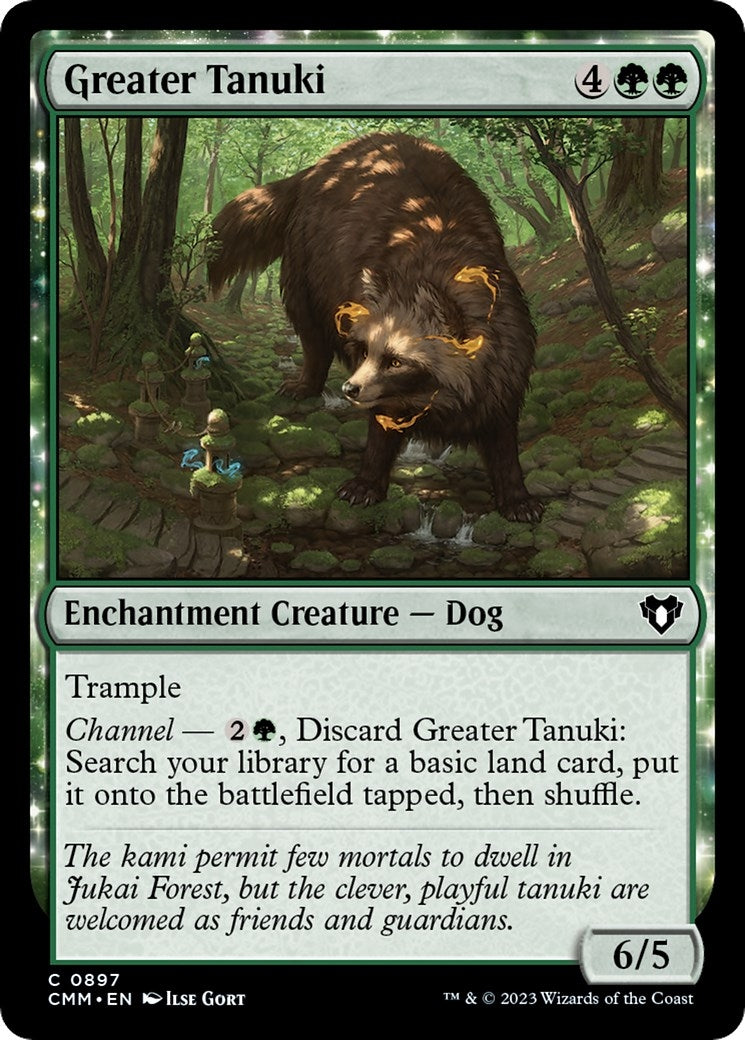 Image for Greater Tanuki (Commander Masters) (897) - Magic: The Gathering