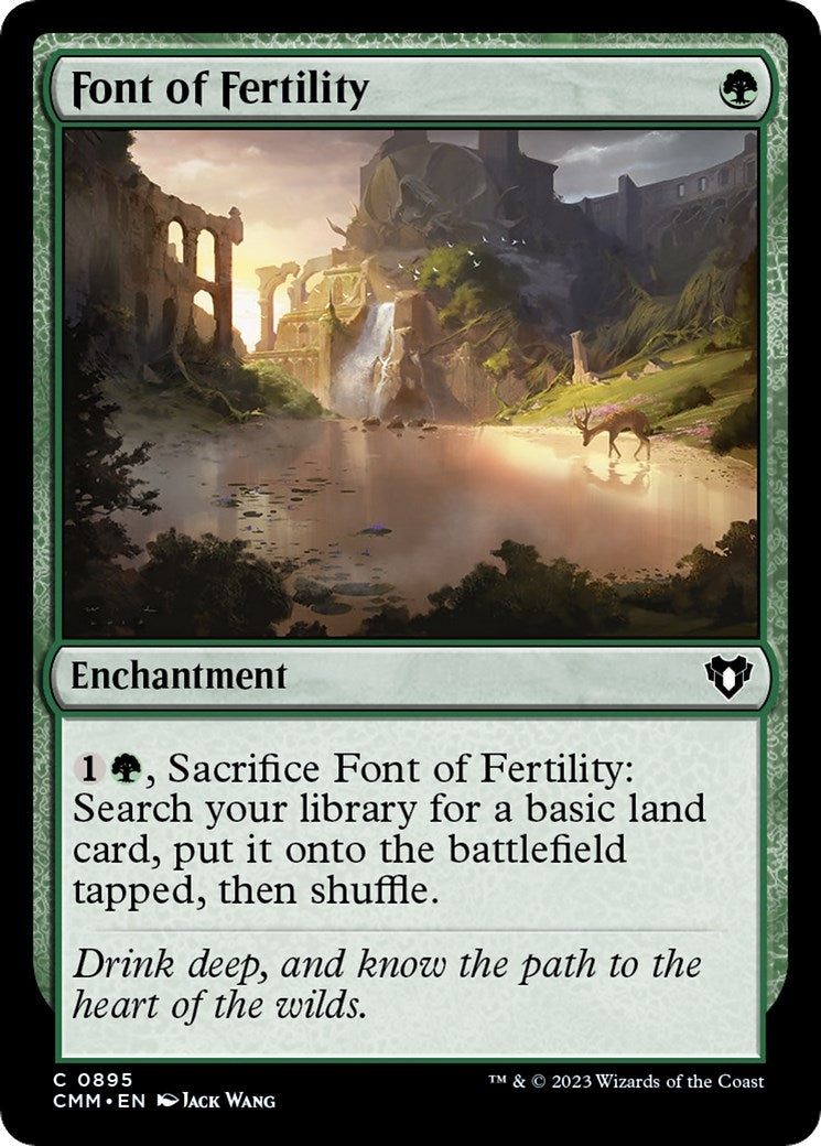 Image for Font of Fertility (Commander Masters) (895) - Magic: The Gathering