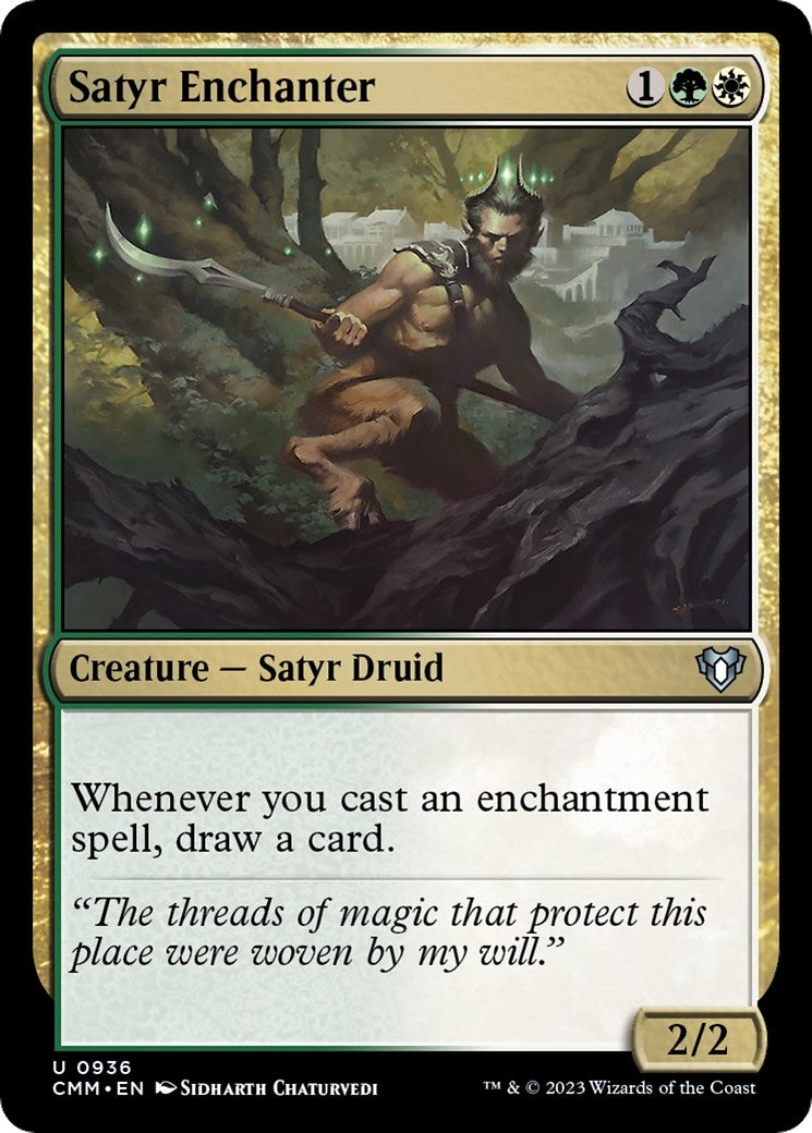 Image for Satyr Enchanter (Commander Masters) (936) - Magic: The Gathering