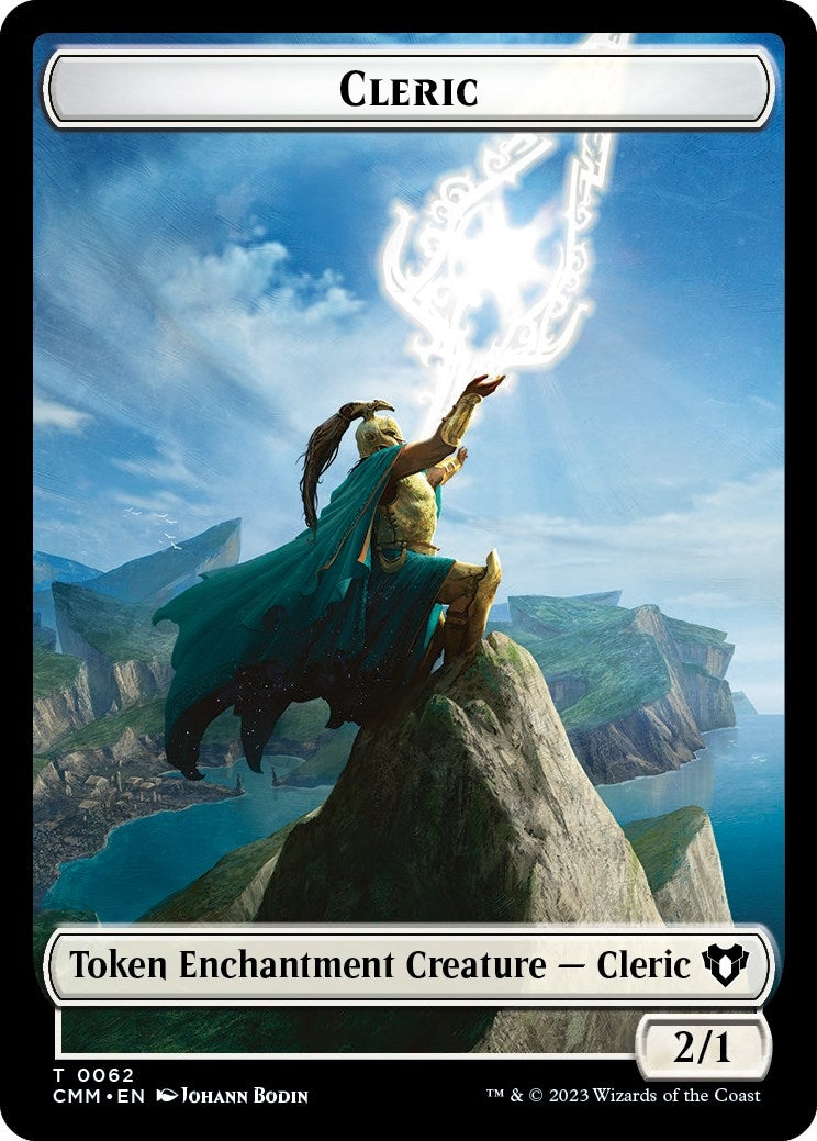 Image for Cleric // Cat Beast Double-Sided Token (Commander Masters) (62 // 61) - Magic: The Gathering