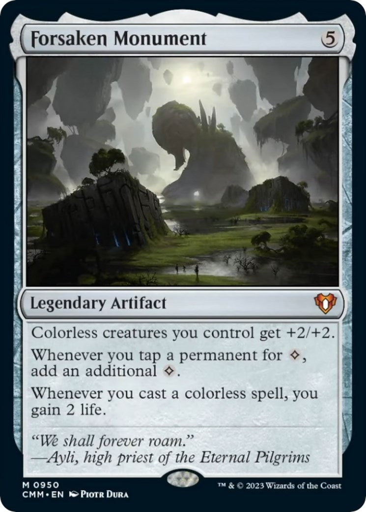 Image for Forsaken Monument (Commander Masters) (950) - Magic: The Gathering
