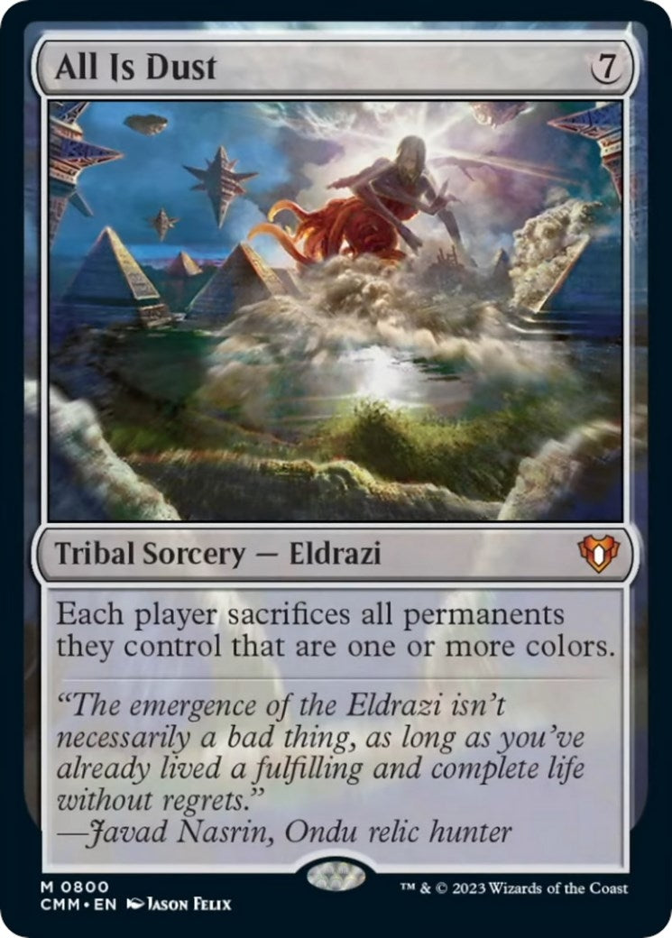 Image for All Is Dust (Commander Masters) (800) - Magic: The Gathering