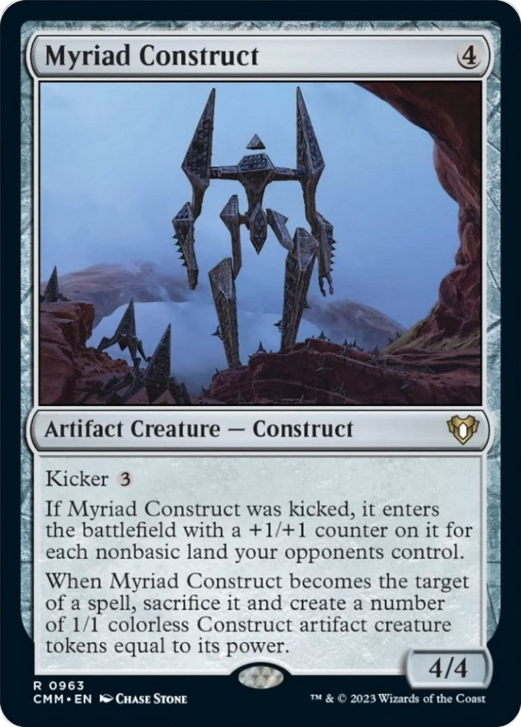 Image for Myriad Construct (Commander Masters) (963) - Magic: The Gathering