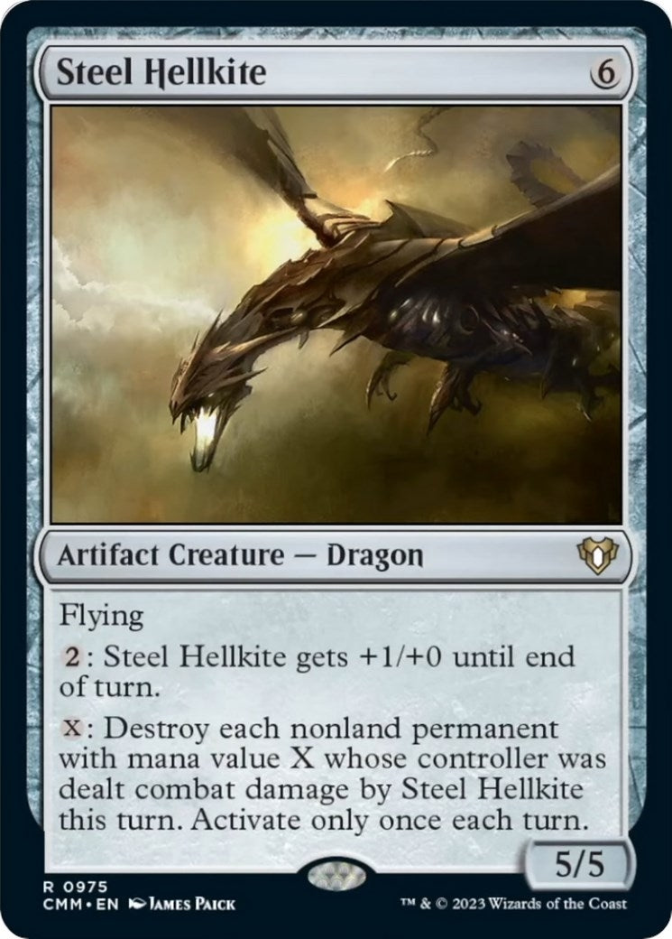 Image for Steel Hellkite (Commander Masters) (975) - Magic: The Gathering