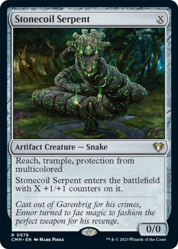 Image for Stonecoil Serpent (Commander Masters) (976) - Magic: The Gathering