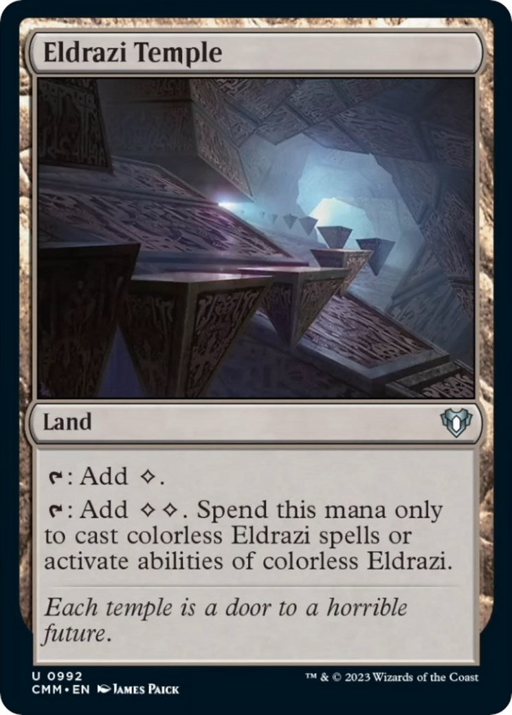 Image for Eldrazi Temple (Commander Masters) (992) - Magic: The Gathering