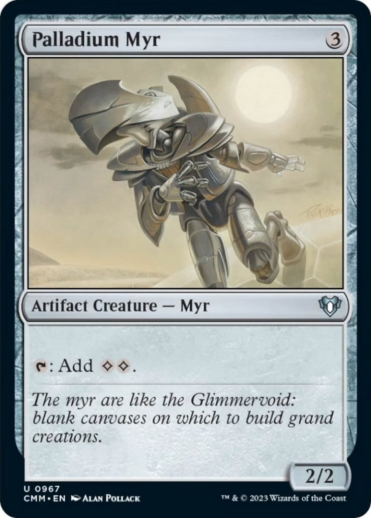 Image for Palladium Myr (Commander Masters) (967) - Magic: The Gathering