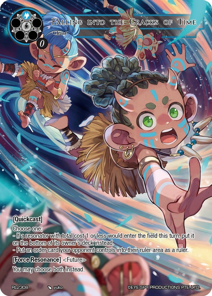 Image for Falling into the Cracks of Time (Promo Cards) (RL2308) - Force of Will