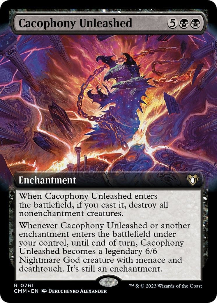 Image for Cacophony Unleashed (Extended Art) (Commander Masters) (761) - Magic: The Gathering