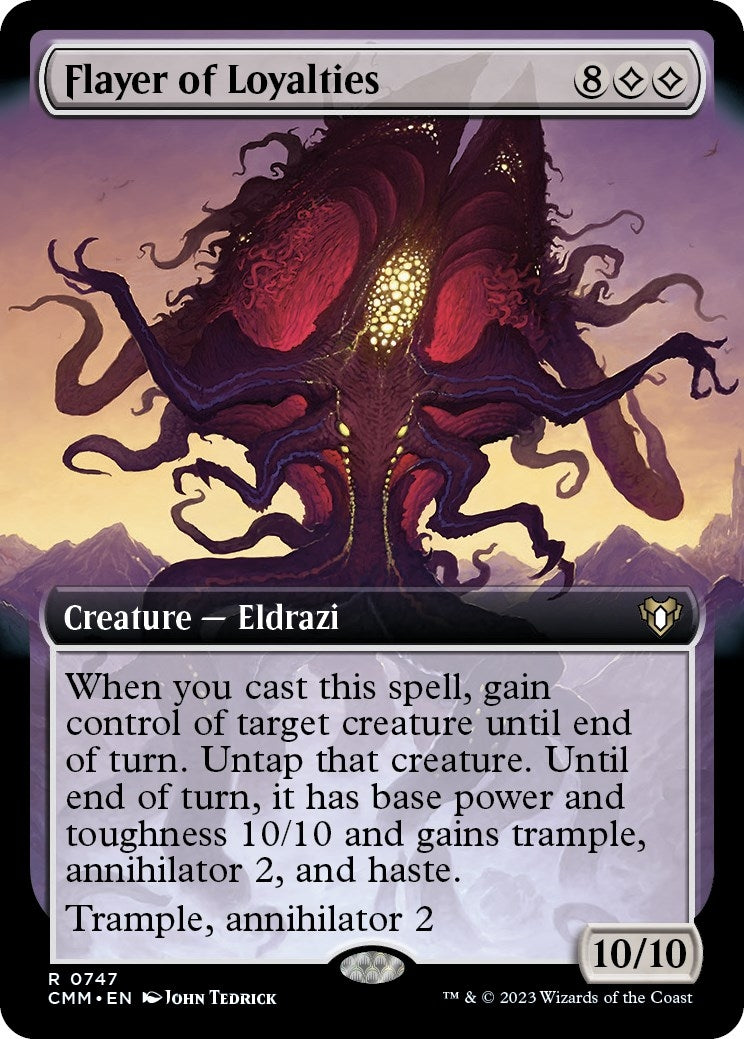Image for Flayer of Loyalties (Extended Art) (Commander Masters) (747) - Magic: The Gathering