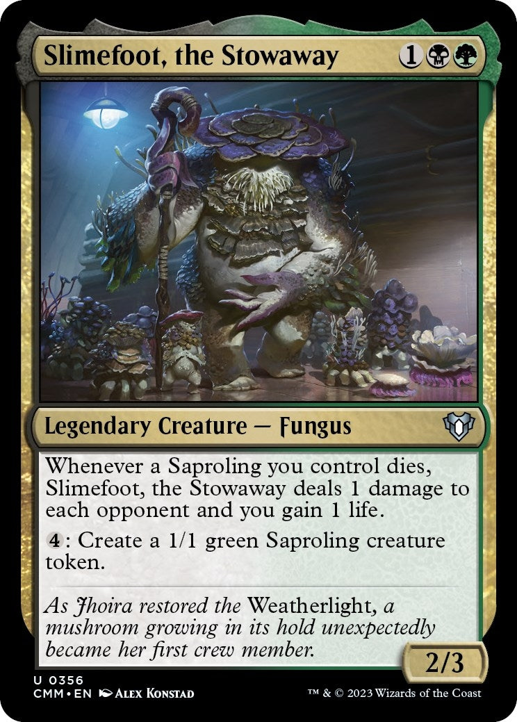 Image for Slimefoot, the Stowaway (Commander Masters) (356) - Magic: The Gathering