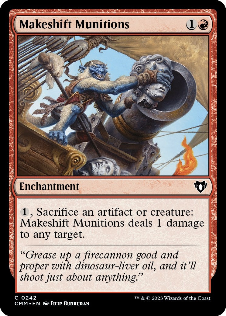 Image for Makeshift Munitions (Commander Masters) (242) - Magic: The Gathering