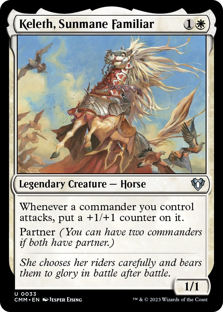 Image for Keleth, Sunmane Familiar (Commander Masters) (33) - Magic: The Gathering