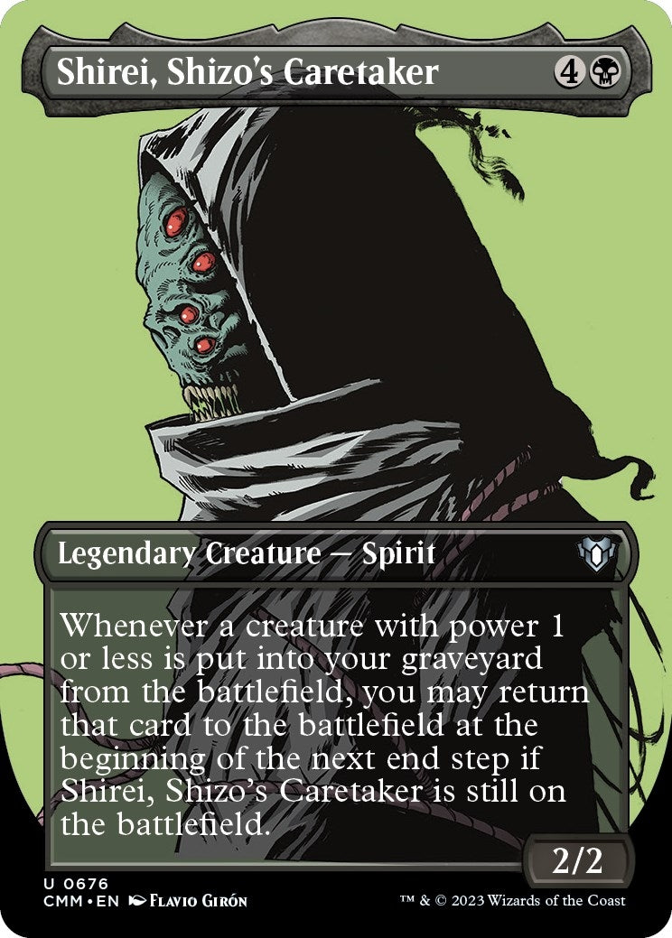 Image for Shirei, Shizo's Caretaker (Borderless) (Commander Masters) (676) - Magic: The Gathering