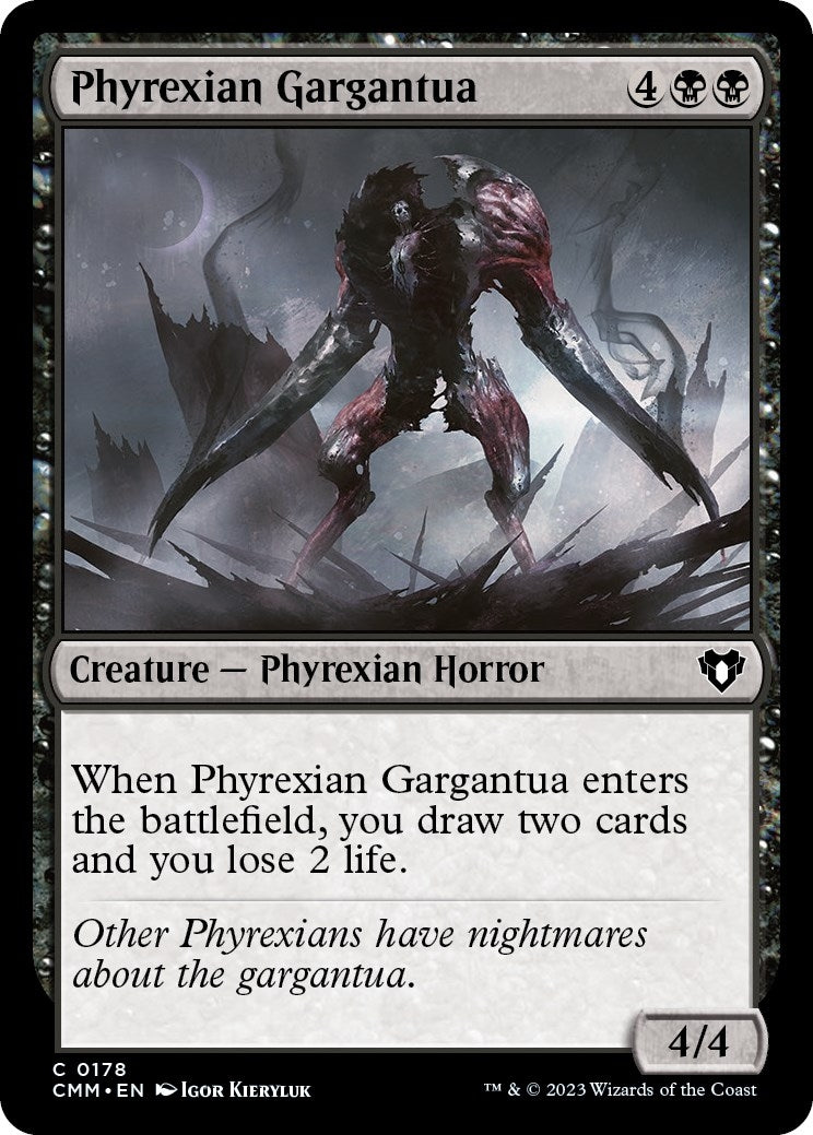 Image for Phyrexian Gargantua (Commander Masters) (178) - Magic: The Gathering