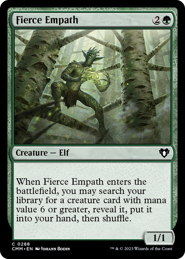 Image for Fierce Empath (Commander Masters) (288) - Magic: The Gathering