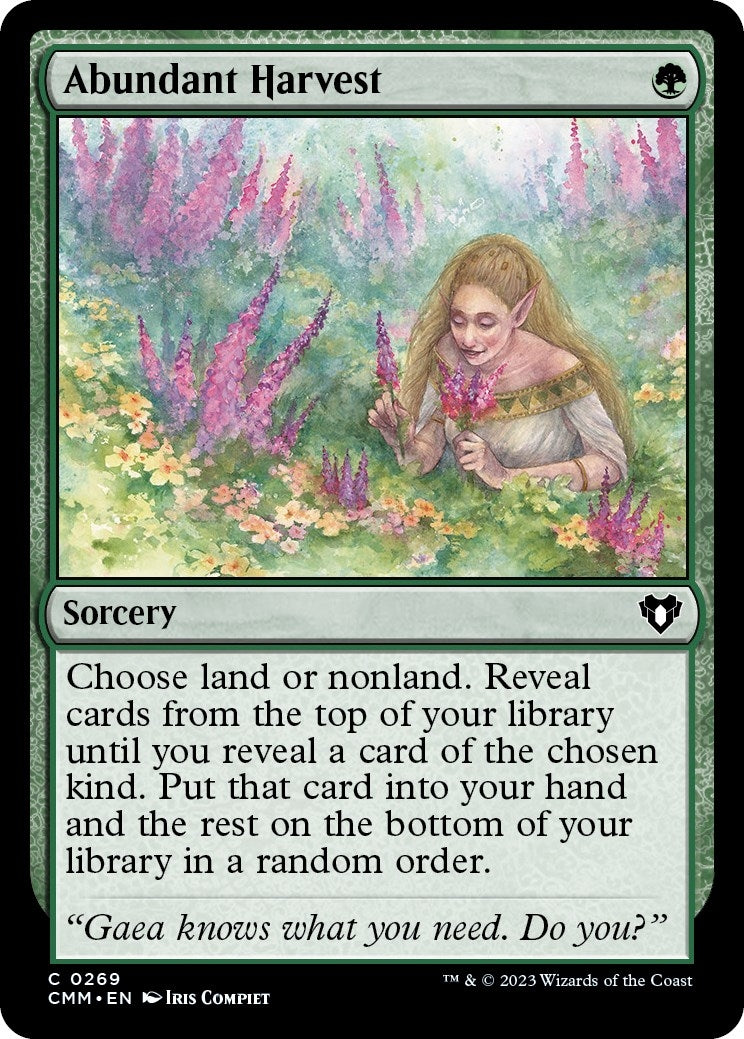 Image for Abundant Harvest (Commander Masters) (269) - Magic: The Gathering