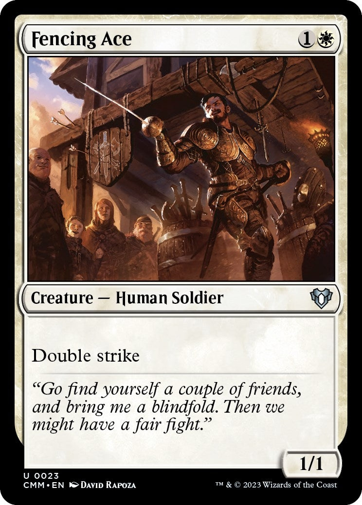 Image for Fencing Ace (Commander Masters) (23) - Magic: The Gathering