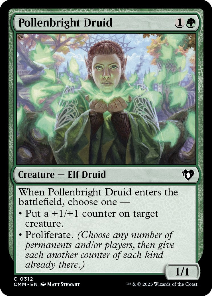 Image for Pollenbright Druid (Commander Masters) (312) - Magic: The Gathering