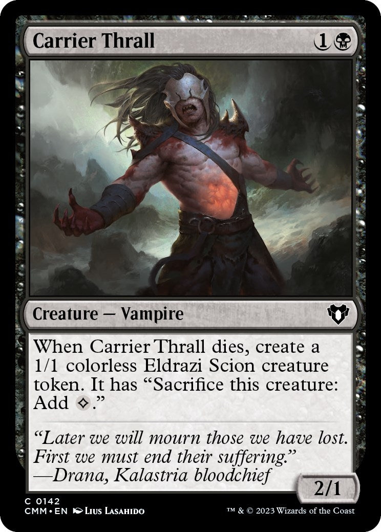 Image for Carrier Thrall (Commander Masters) (142) - Magic: The Gathering