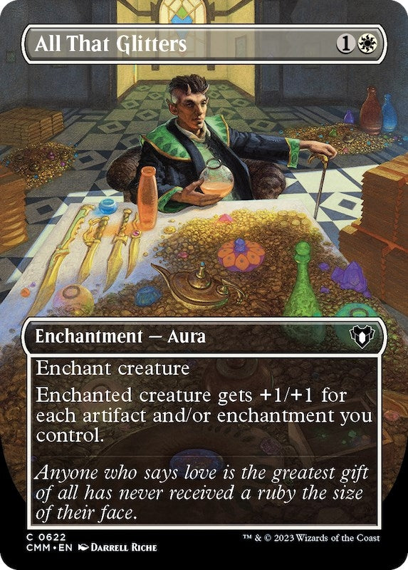 Image for All That Glitters (Borderless) (Commander Masters) (622) - Magic: The Gathering