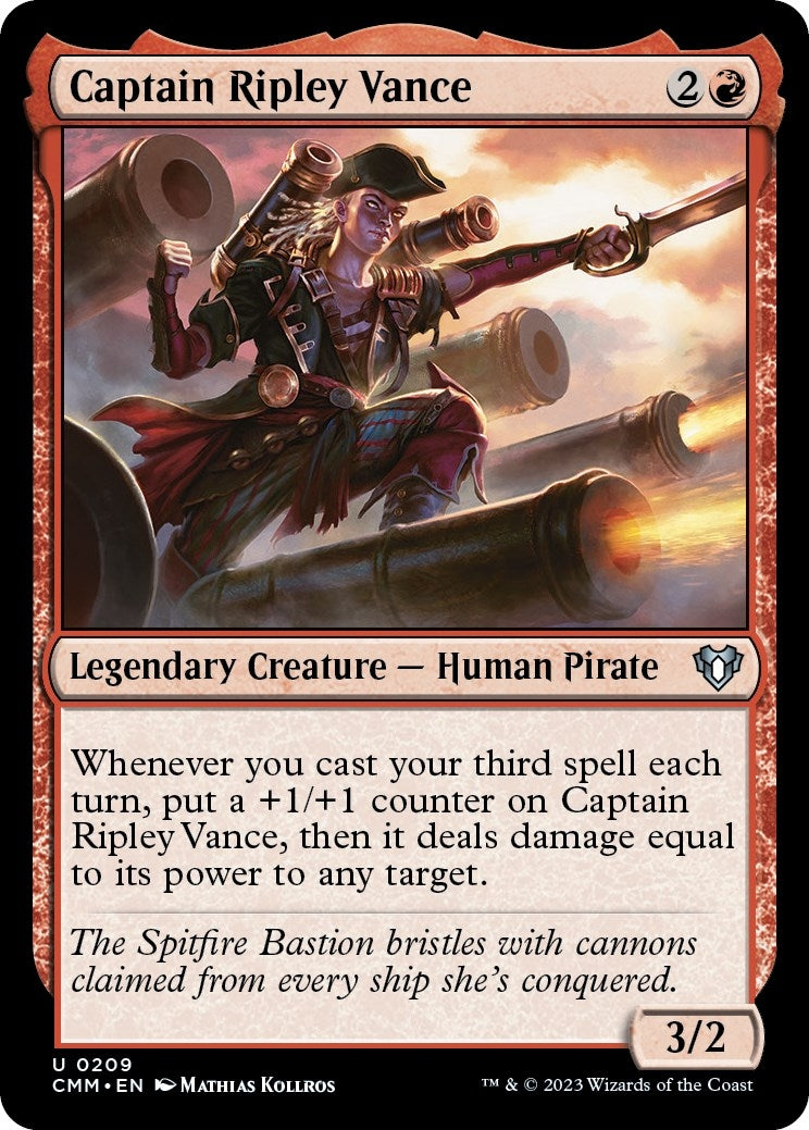Image for Captain Ripley Vance (Commander Masters) (209) - Magic: The Gathering