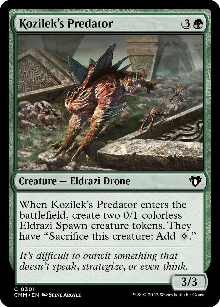 Image for Kozilek's Predator (Commander Masters) (301) - Magic: The Gathering