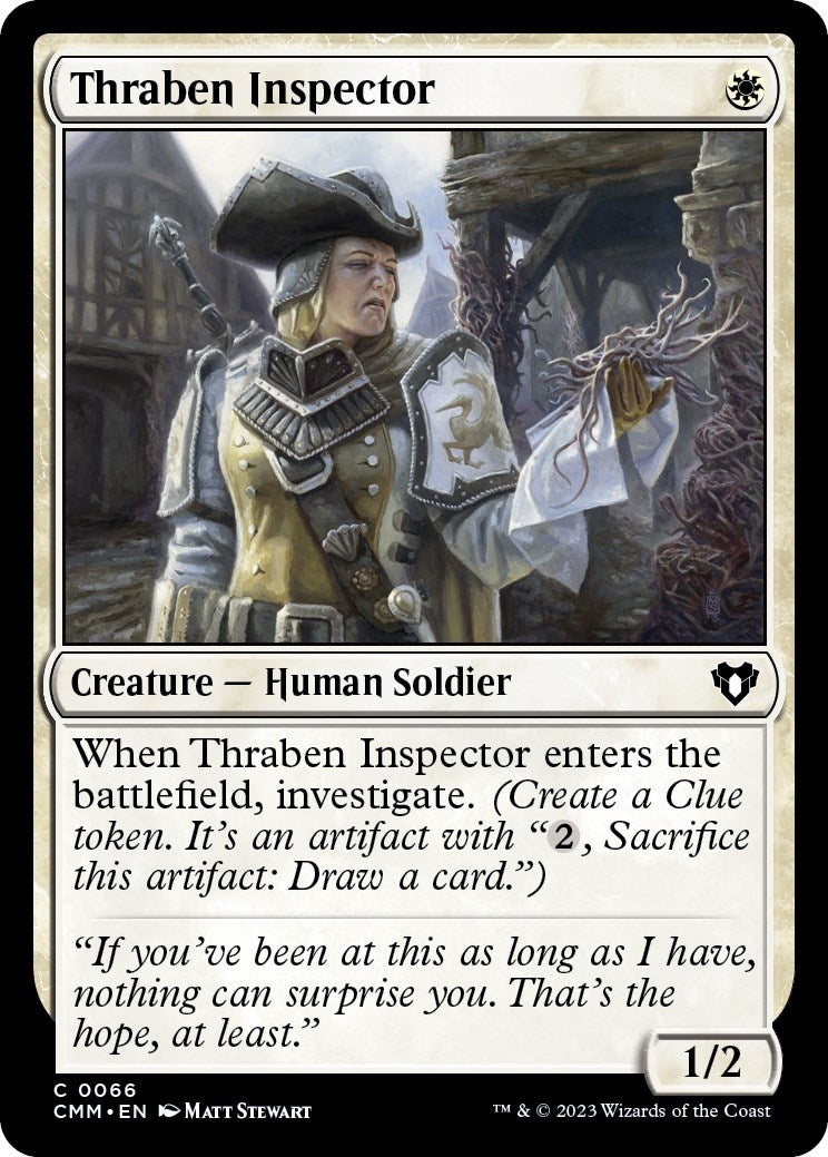 Image for Thraben Inspector (Commander Masters) (66) - Magic: The Gathering