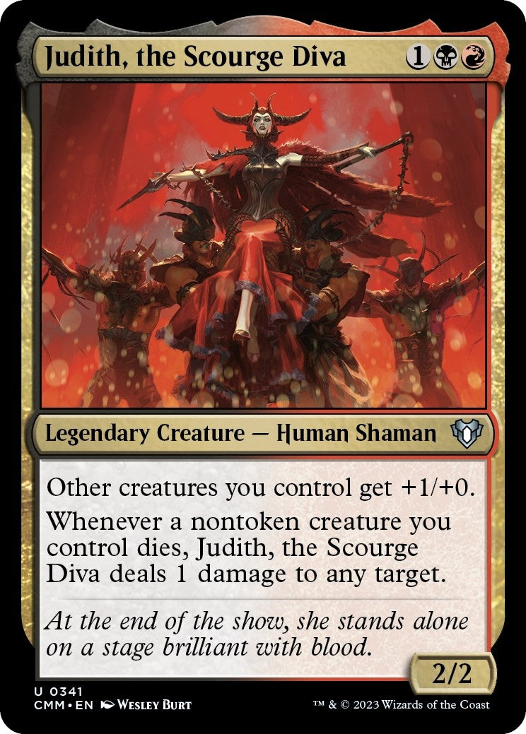 Image for Judith, the Scourge Diva (Commander Masters) (341) - Magic: The Gathering