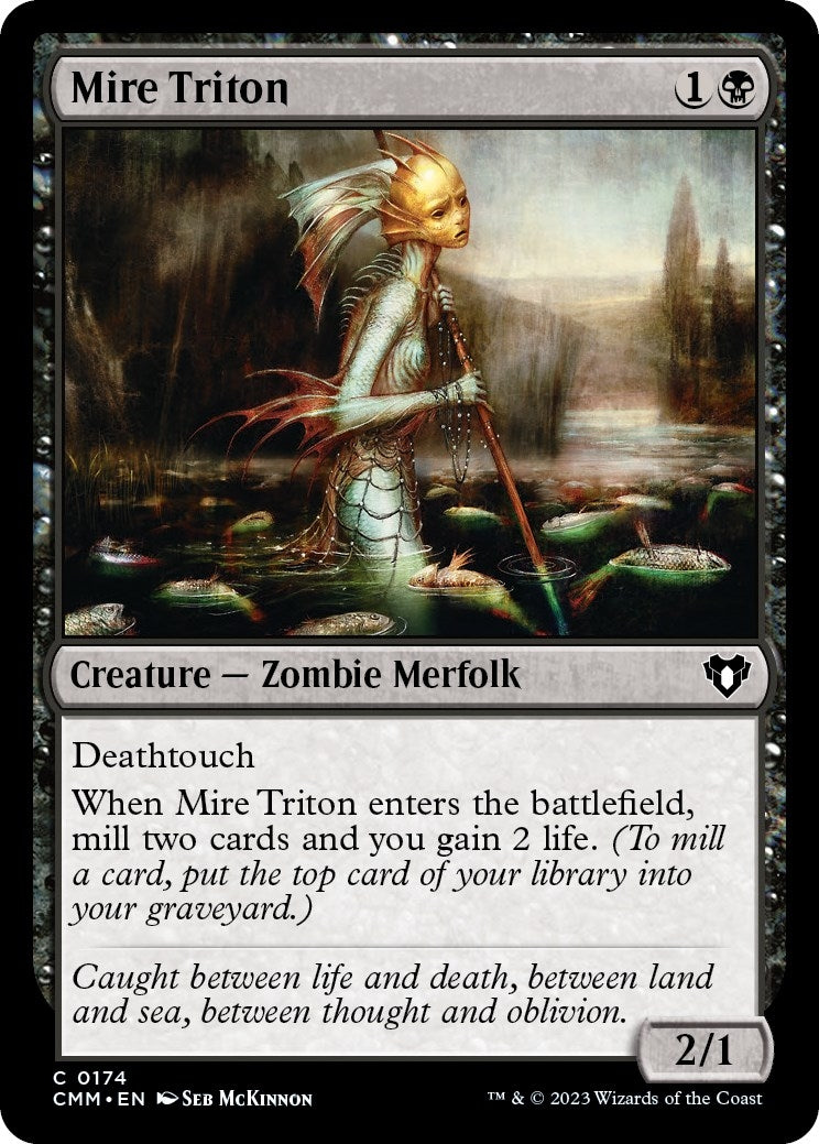 Image for Mire Triton (Commander Masters) (174) - Magic: The Gathering