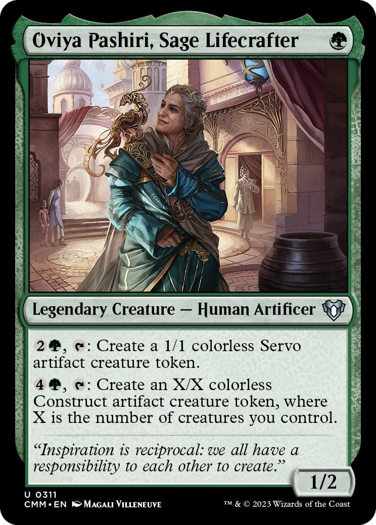 Image for Oviya Pashiri, Sage Lifecrafter (Commander Masters) (311) - Magic: The Gathering