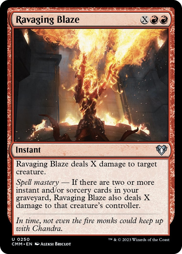 Image for Ravaging Blaze (Commander Masters) (250) - Magic: The Gathering