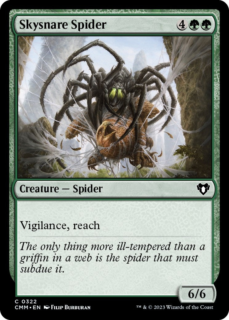 Image for Skysnare Spider (Commander Masters) (322) - Magic: The Gathering