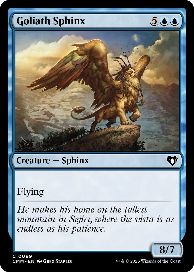 Image for Goliath Sphinx (Commander Masters) (99) - Magic: The Gathering