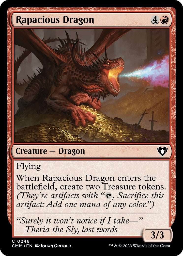 Image for Rapacious Dragon (Commander Masters) (248) - Magic: The Gathering