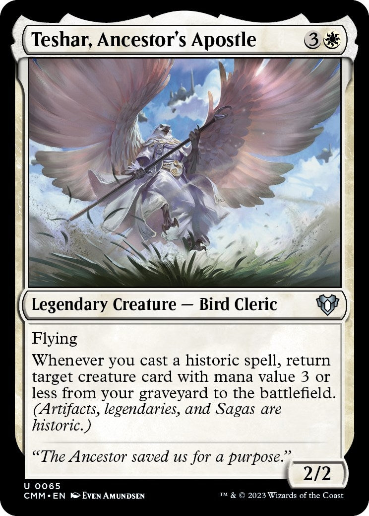 Image for Teshar, Ancestor's Apostle (Commander Masters) (65) - Magic: The Gathering