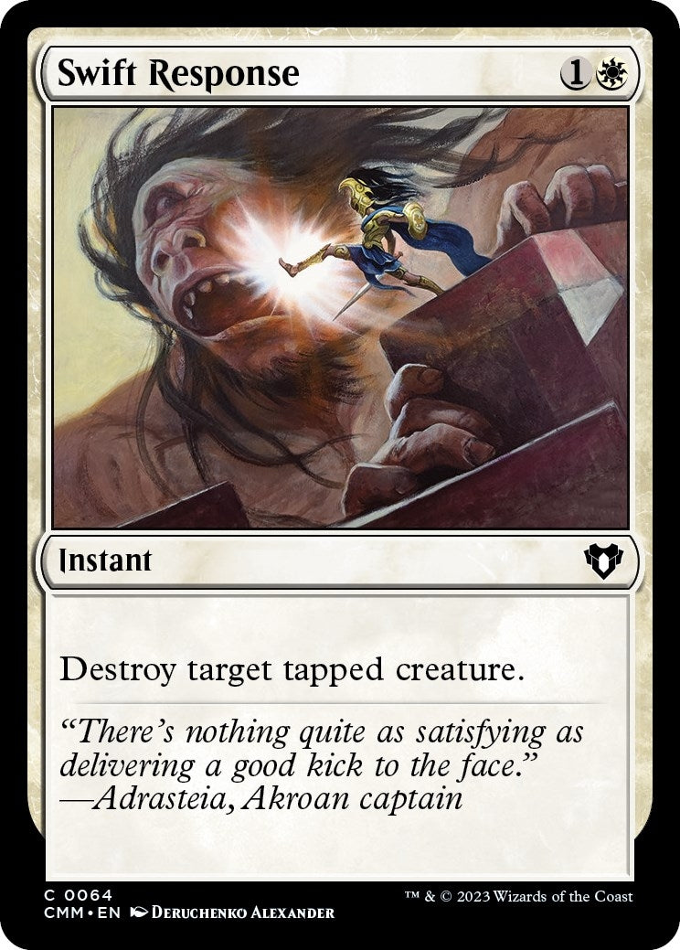 Image for Swift Response (Commander Masters) (64) - Magic: The Gathering