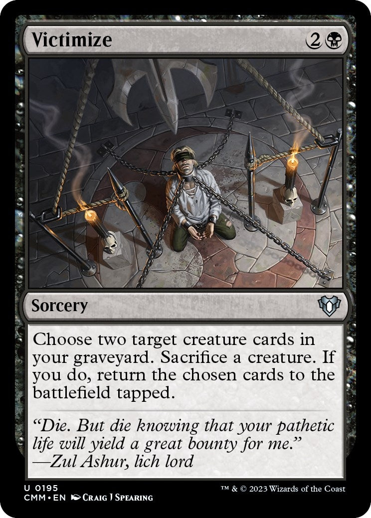 Image for Victimize (Commander Masters) (195) - Magic: The Gathering