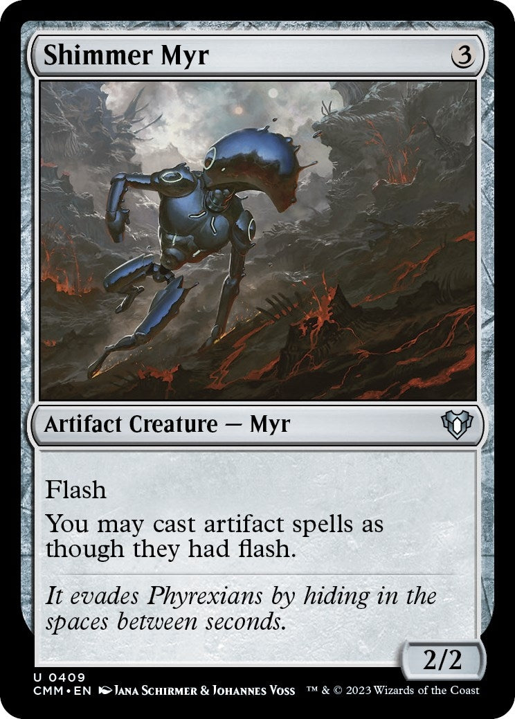 Image for Shimmer Myr (Commander Masters) (409) - Magic: The Gathering