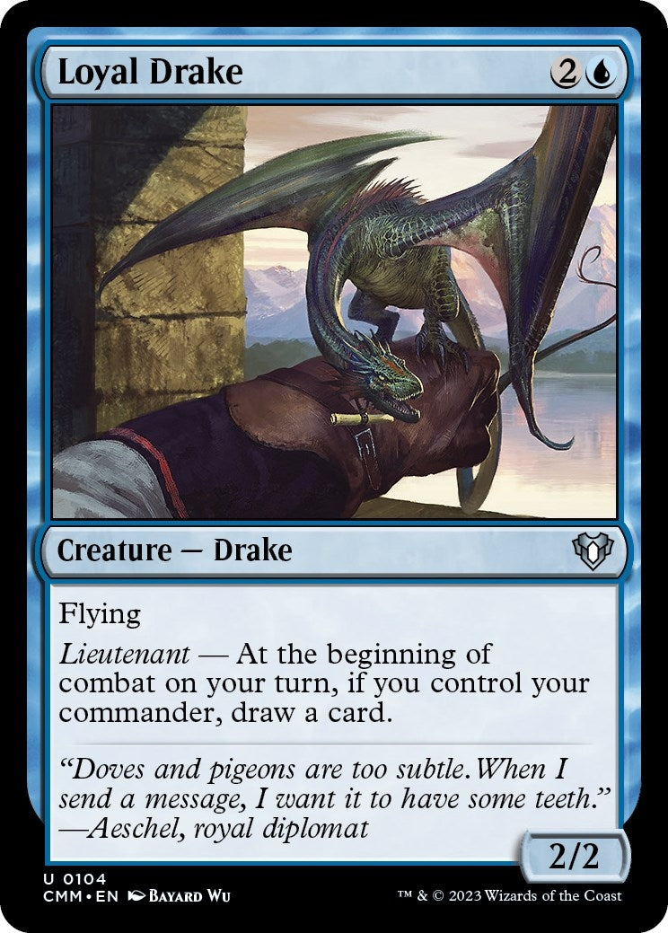 Image for Loyal Drake (Commander Masters) (104) - Magic: The Gathering