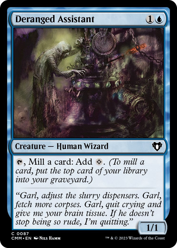 Image for Deranged Assistant (Commander Masters) (87) - Magic: The Gathering