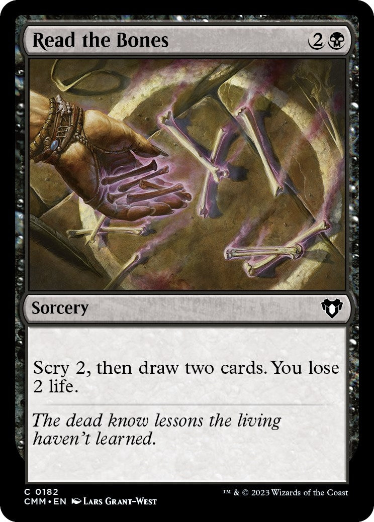 Image for Read the Bones (Commander Masters) (182) - Magic: The Gathering