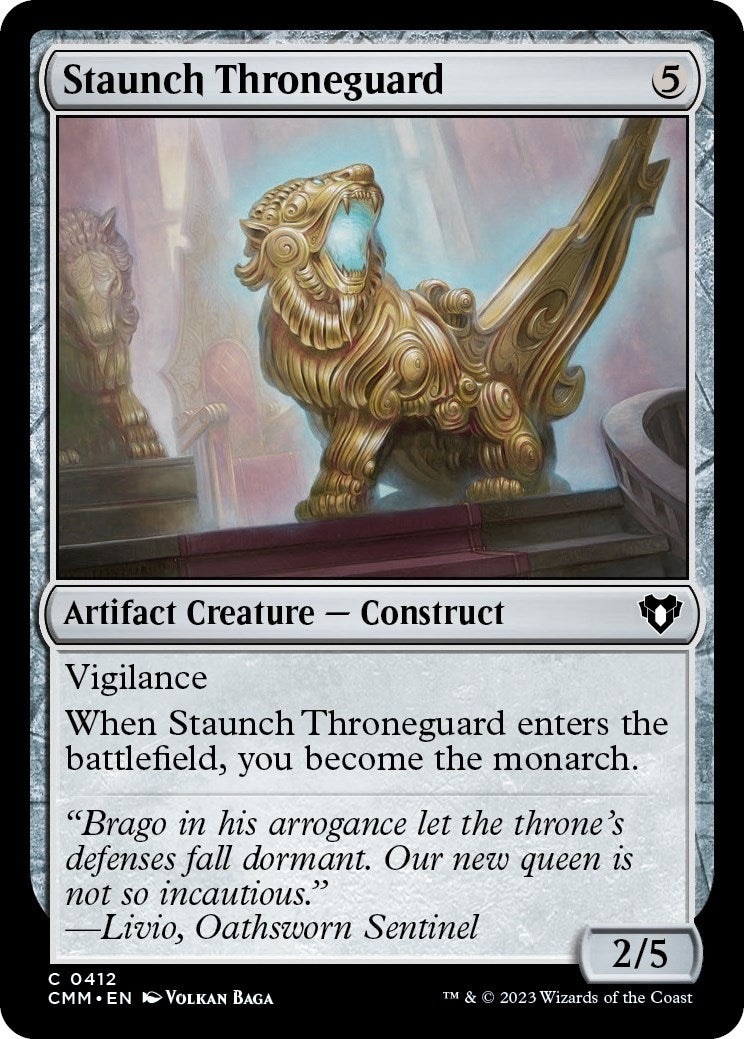 Image for Staunch Throneguard (Commander Masters) (412) - Magic: The Gathering