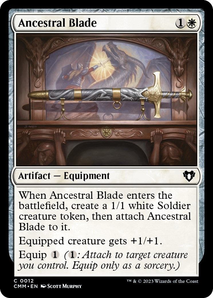 Image for Ancestral Blade (Commander Masters) (12) - Magic: The Gathering